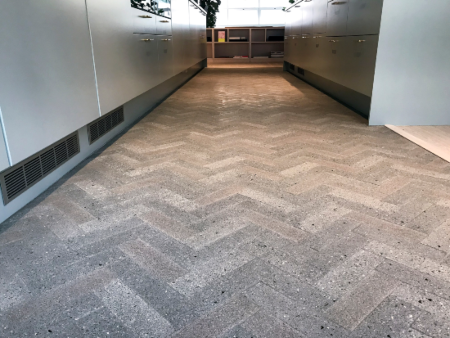 Biomason kitchen floor tiles