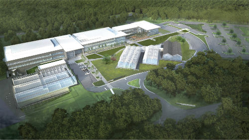 Aerial view of Alexandria Center for AgTech-Research Triangle