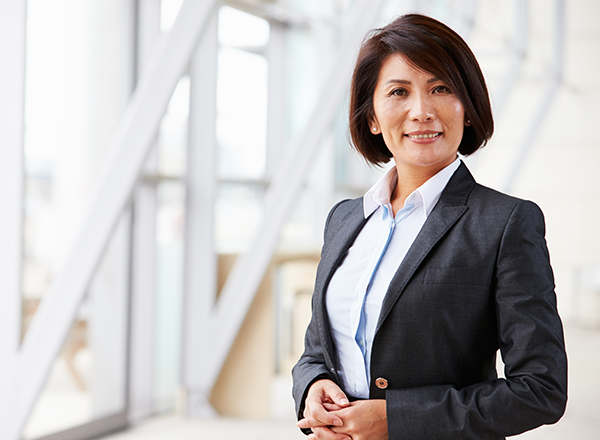 Shutterstock image of female CEO