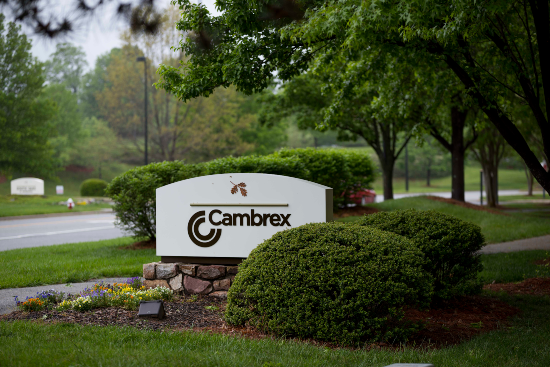 Cambrex street sign