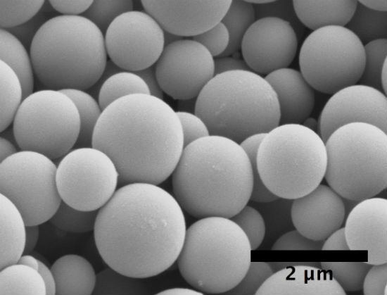 Particles made from microglassification.
