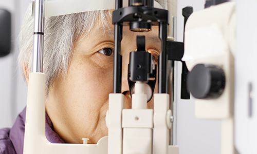 Shutterstock image of eye exam