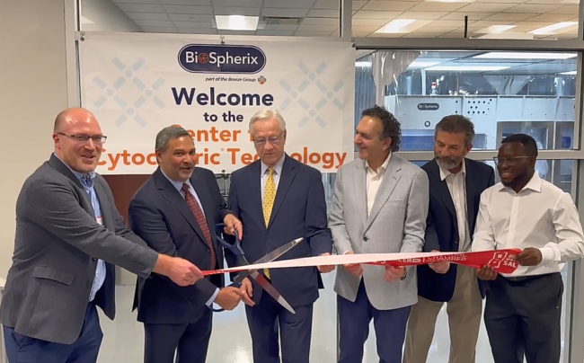 BioSpherix ribbon cutting