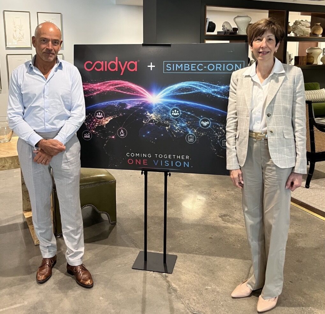 CEOs from Caidya and Simbec-Orion