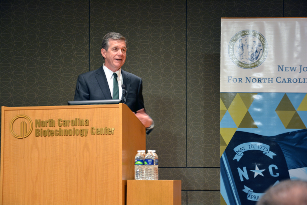 Governor Cooper speaks at NCBiotech