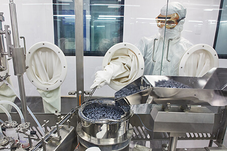 Manufacturing at Glenmark's Monroe facility