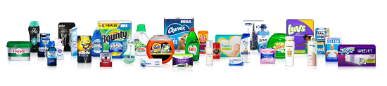P&G consumer products. -- P&G photo