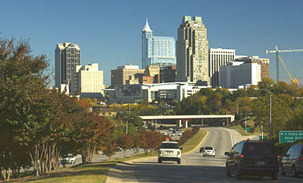 NC Department of Commerce - Raleigh skyline