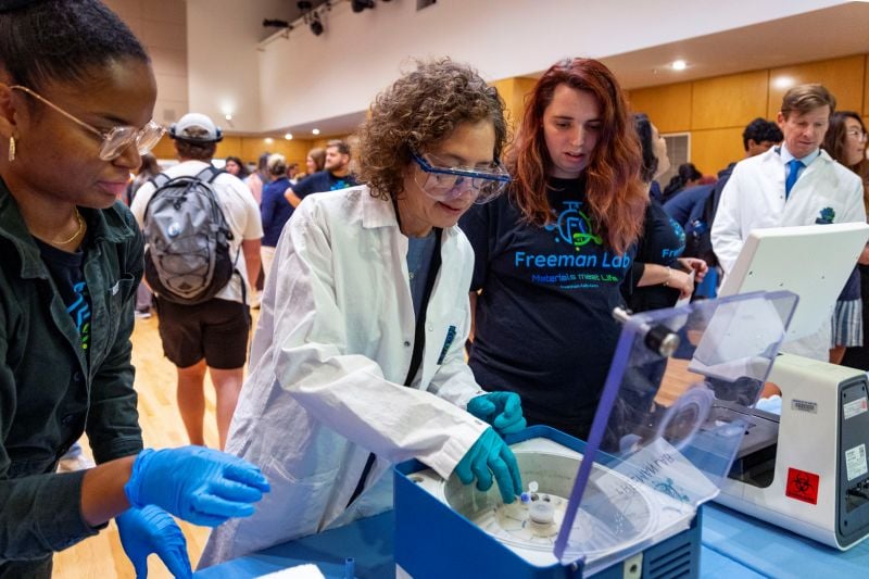 Penny Gordon-Larsen at UNC R&D fair
