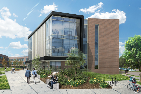 Rendering of Wake Tech's new RTP building