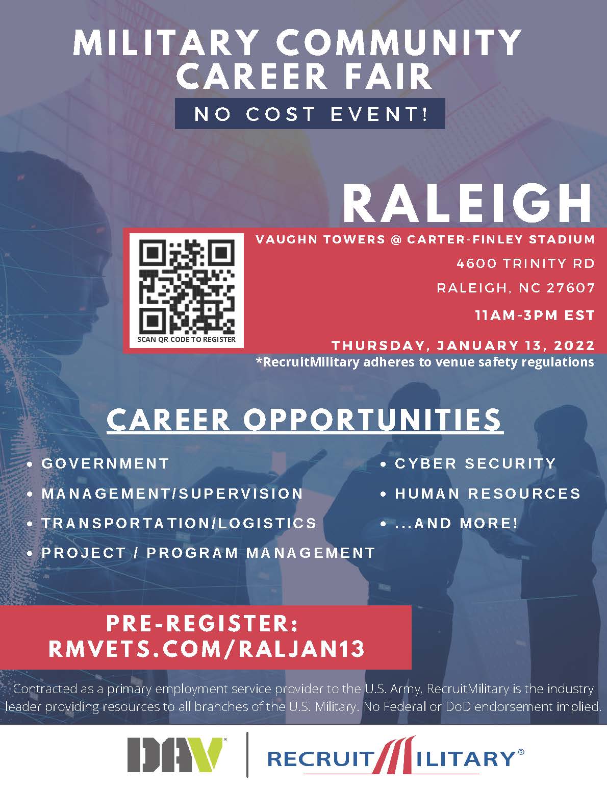 Raleigh Veterans Career Fair (In-Person)