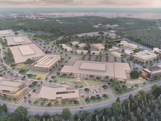 Rendering of the Spark campus